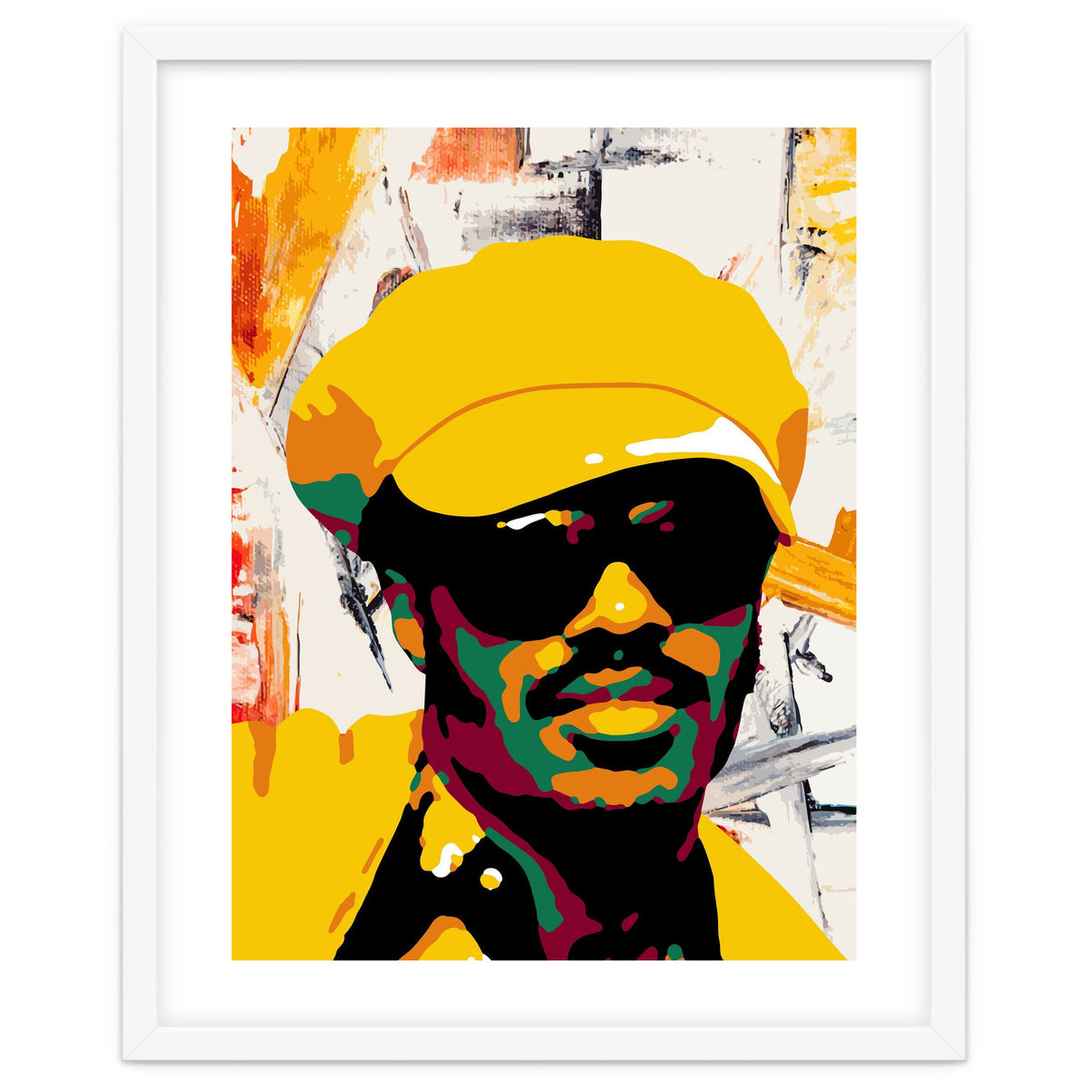 Stevie Wonder Retro Pop Art