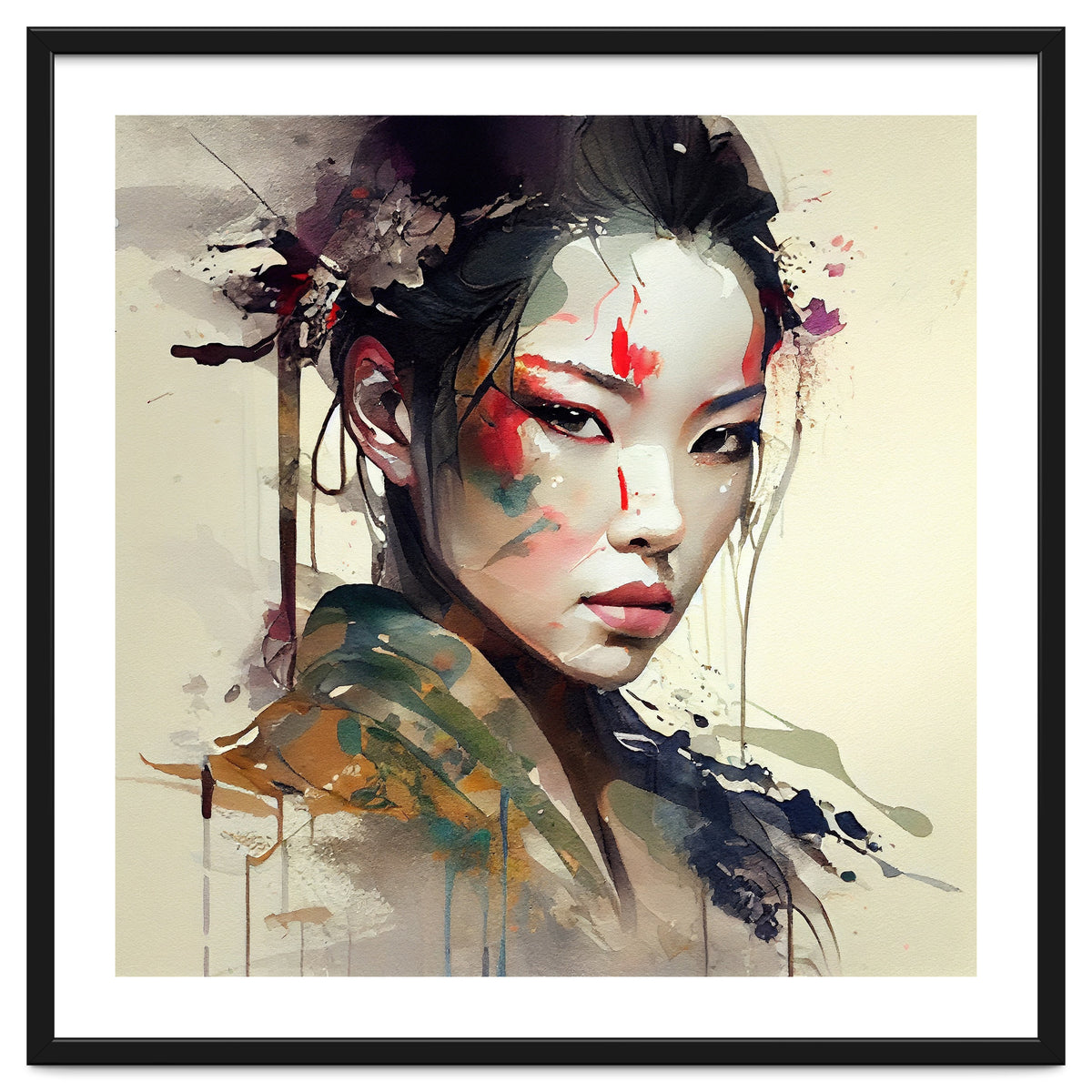 Powerful Warrior Geisha #1