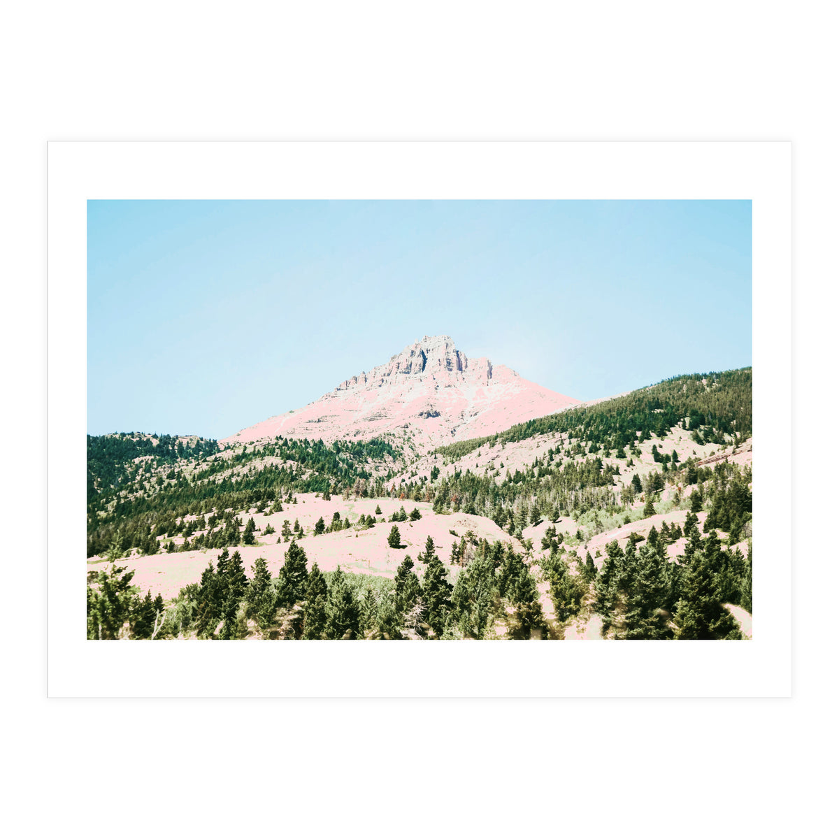 Happy Mountain #society6 #decor #buyart (Print Only)