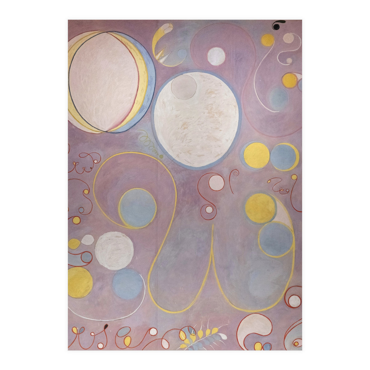Hilma af Klint - The Ten Largest No 8 Adulthood Abstract Spiritual Geometry Art (Print Only)