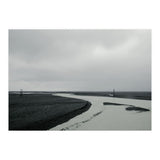 River passing through a black volcanic road - Iceland  (Print Only) thumbnail