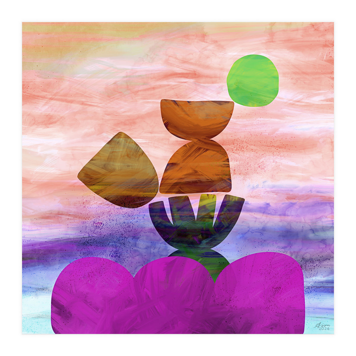 Balance (ochre) (Print Only)