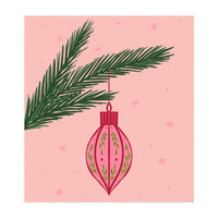 Christmas Globe with tree branch (Print Only)