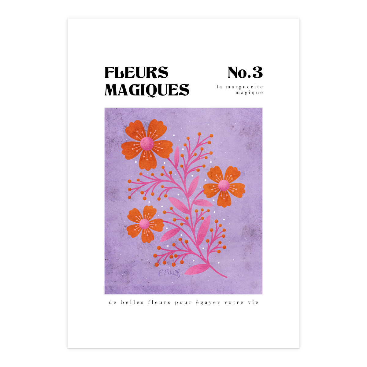 Magical Flowers No.3 Magic Daisy (Print Only)