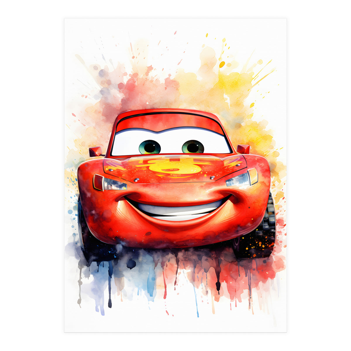 Car Mcqueen (Print Only)