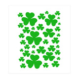 Lucky leaf clovers (Print Only) thumbnail