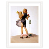 Pinup Sexy Girl Had Funny Accident On A Bus Stop thumbnail