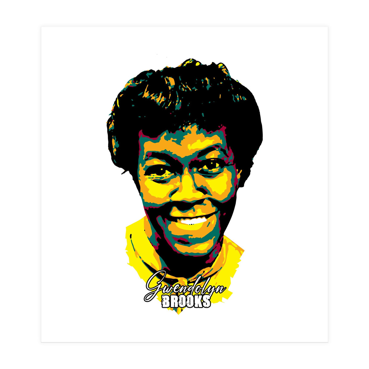Gwendolyn Brooks American Poet Legend (Print Only)