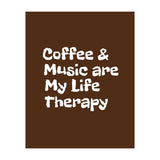 Coffee and books are my life therapy (Print Only) thumbnail