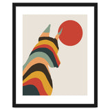 Dog Years, Rainbow Bohemian Animal, Pets Rise Dogs Retro, Eclectic Contemporary Solo thumbnail