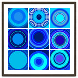 Circles & Rectangles Alt Blue 3 X 3: 3 thumbnail