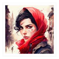 Modern Little Red Riding Hood (Print Only)