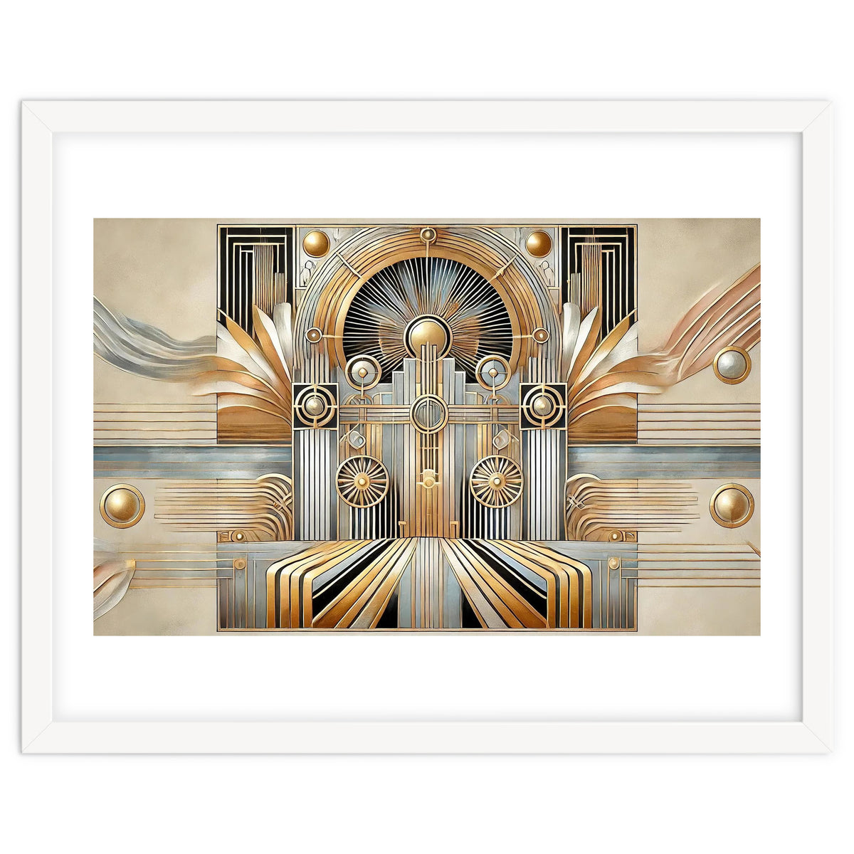 Art Deco Gold Architecture