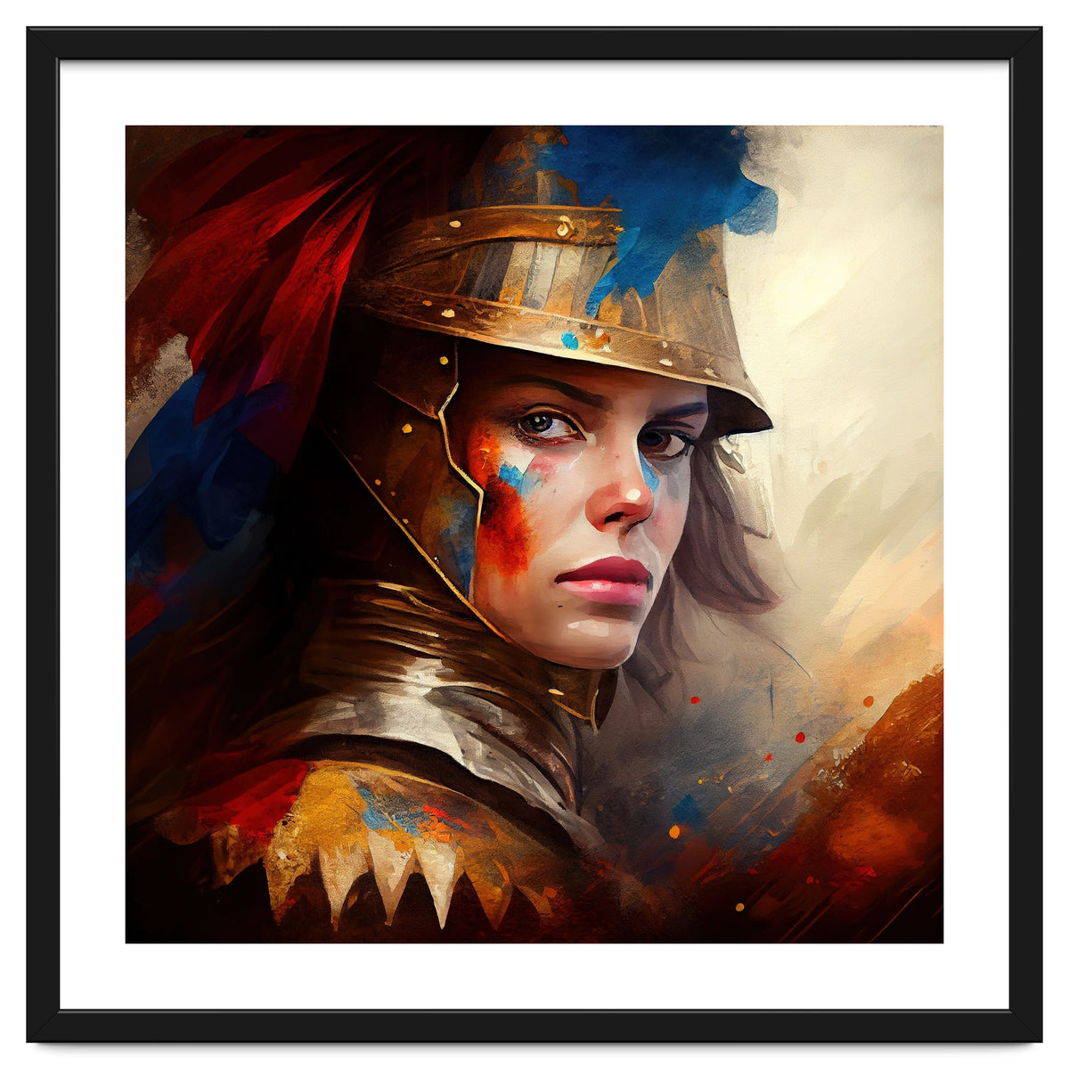 Powerful Medieval Warrior Woman #4