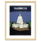 Washington, White House at Night thumbnail