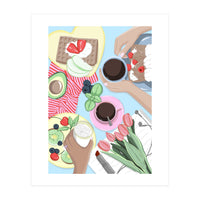 Girl Dinner Table (Print Only)