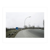 Street light on the curving road (Print Only) thumbnail