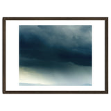 Storm Rain Clouds Watercolor Painting Blue Minimal Dark Sky Graphic thumbnail