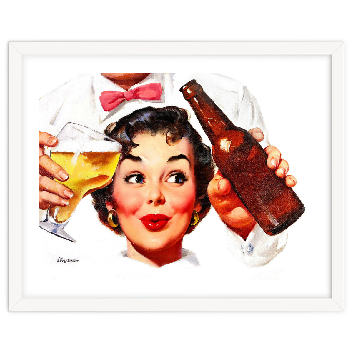 Pinup Beer Lover