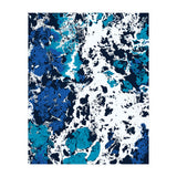 Liquid Patience, Abstract Ocean Sea Water Waves, Eclectic Scandinavian Texture Foam Neutral Nordic (Print Only) thumbnail