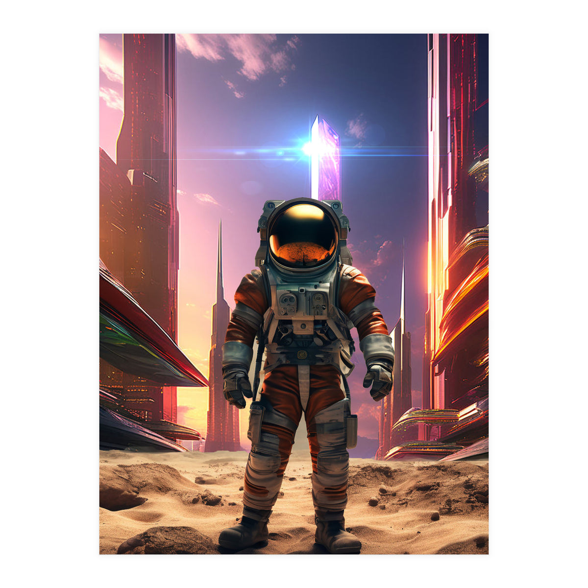 astronaut's final mission (Print Only)