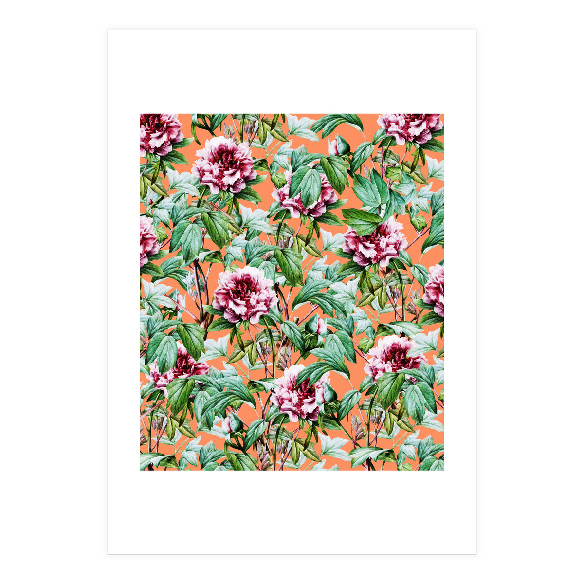 Frosty Florals || #society6 #decor #buyart (Print Only)