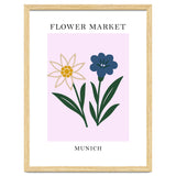 Munich Flower Market - Minimalist Edelweiss Botanical Print thumbnail