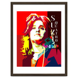 Suzi Quatro Rock N Roll Blues Singer Musician Pop Art WPAP thumbnail