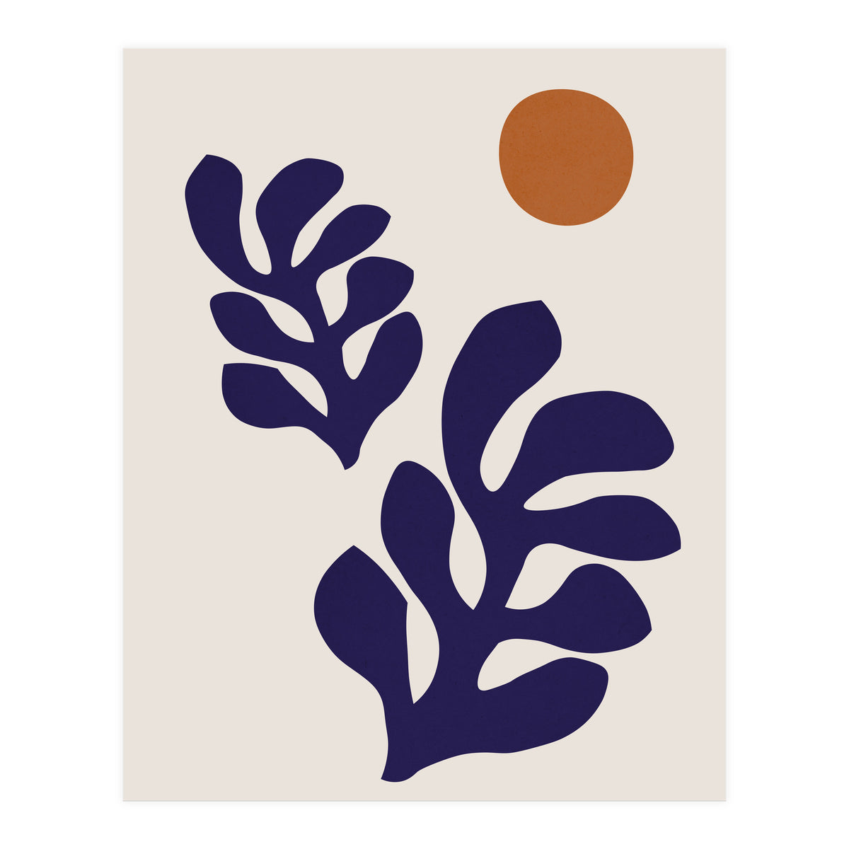 Floral matisse 4 (Print Only)