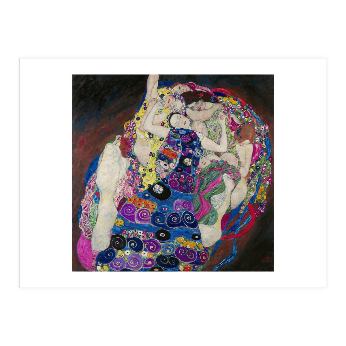 The Virgin - Die Jungfrau. Oil on canvas (1913) 190 x 200 cm. (Print Only)