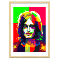 David Gilmour Pink Floyd Classic Rock Art WPAP