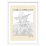 Portrait of Patience Escalier (1888) - Vincent van Gogh(ascii art) thumbnail