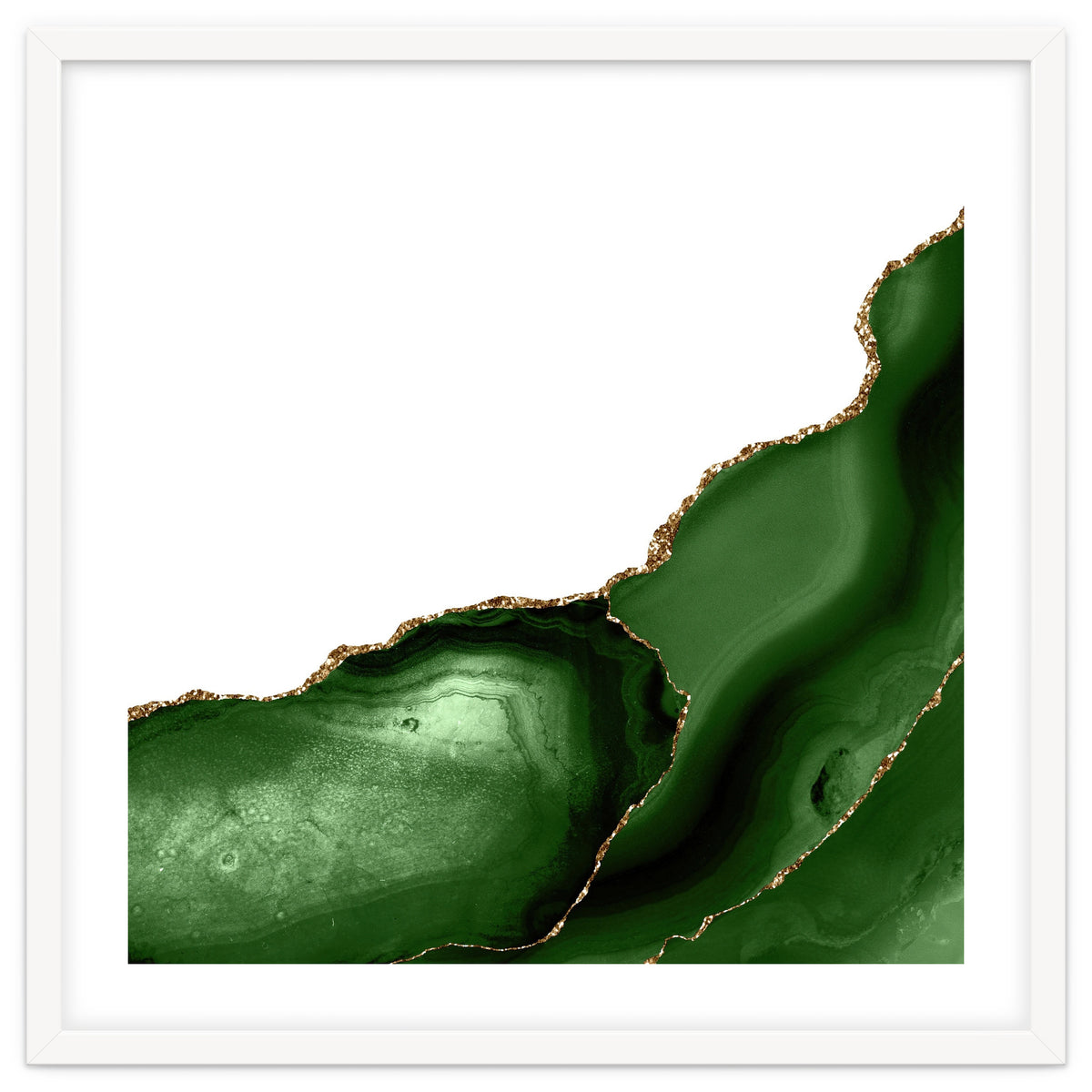 Green & Gold Agate Texture 26