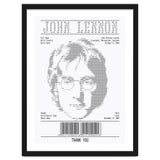 Receipt Art John Lennon thumbnail