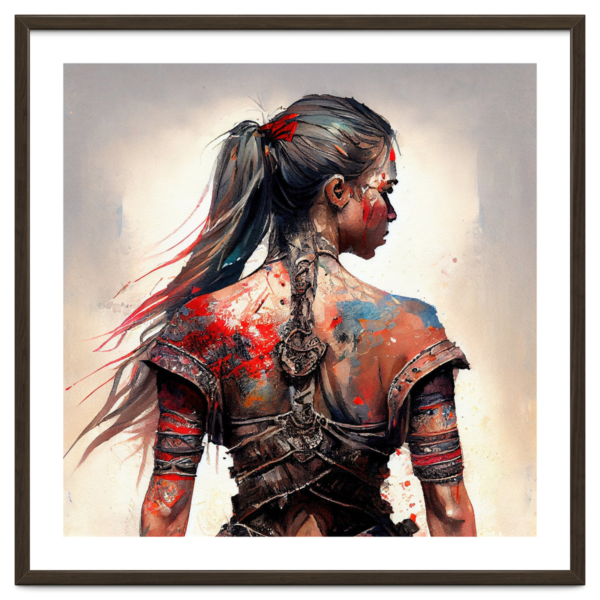 Powerful Warrior Back Woman #4