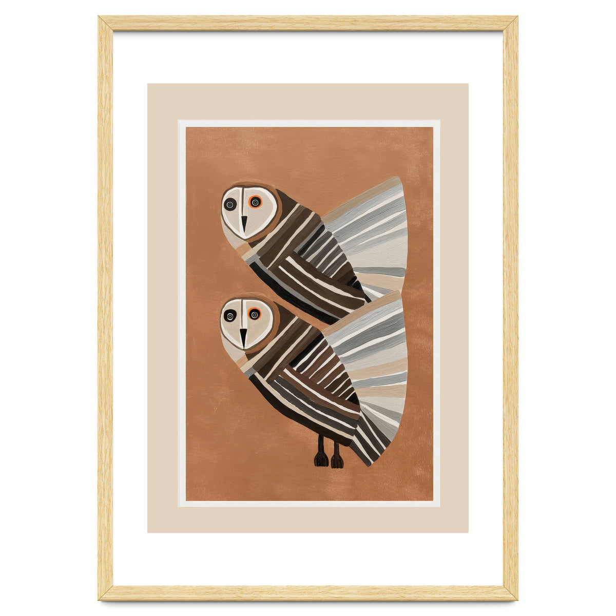 Striped Owl Pair