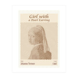 Girl With A Pearl Earring Johannes Vermeer (1665) (Print Only) thumbnail