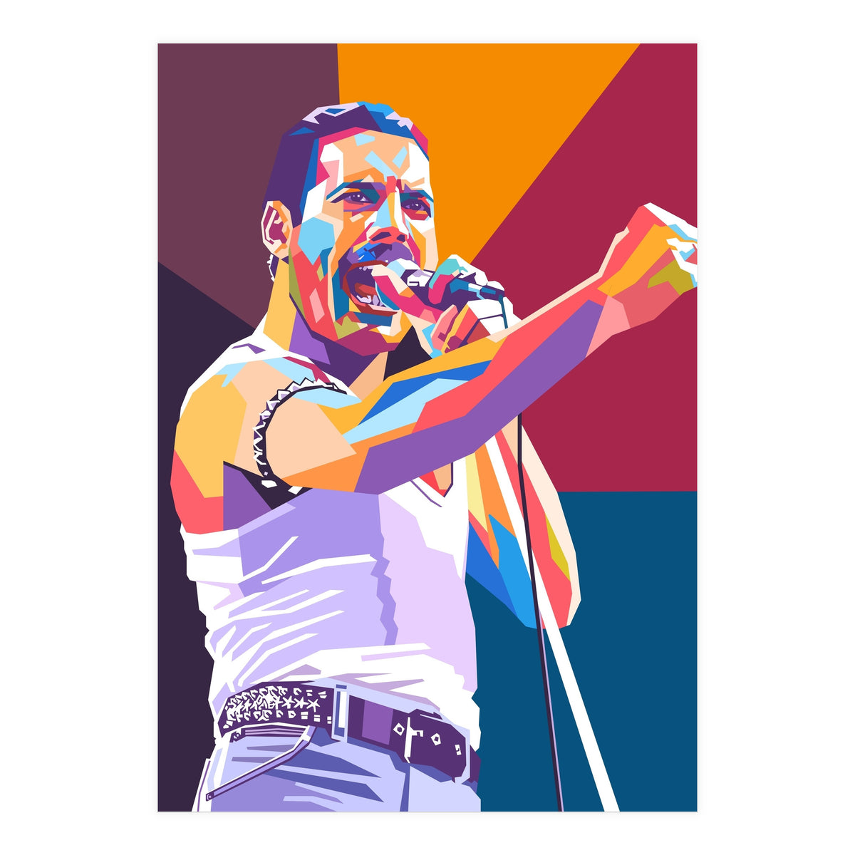 Freddie Mercury art (Print Only)