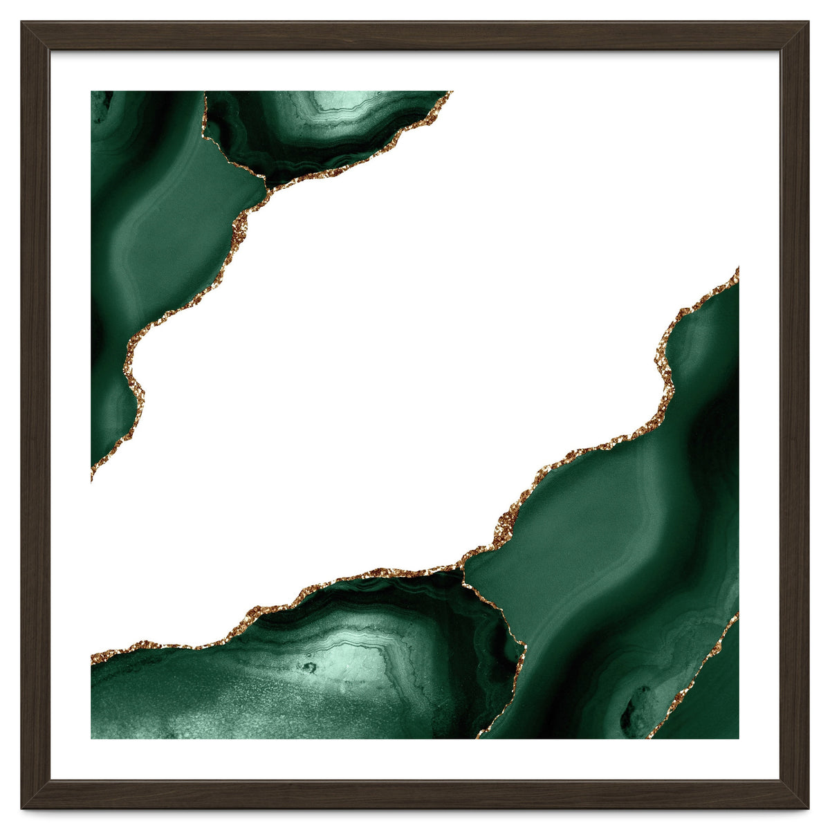 Emerald & Gold Agate Texture 16
