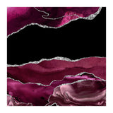 Burgundy & Silver Agate Texture 02 (Print Only) thumbnail