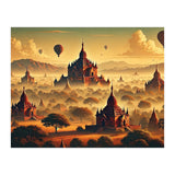 Vintage Bagan Poster, Myanmar (Print Only) thumbnail