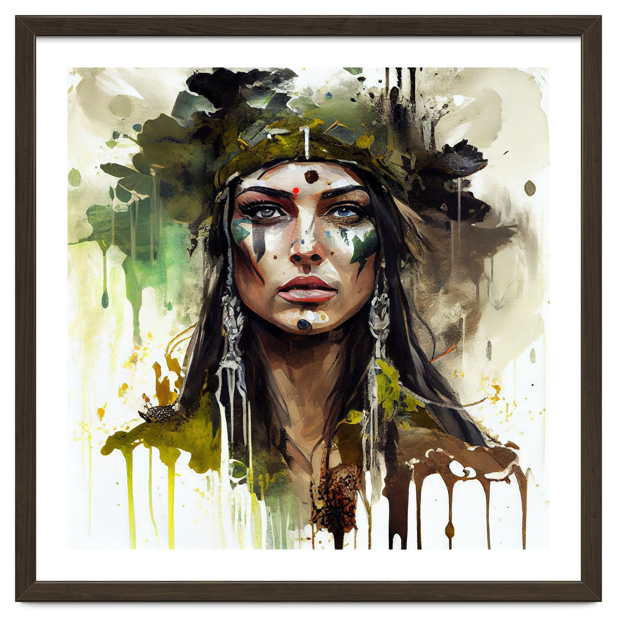 Ceremonial Druid Warrior Portrait