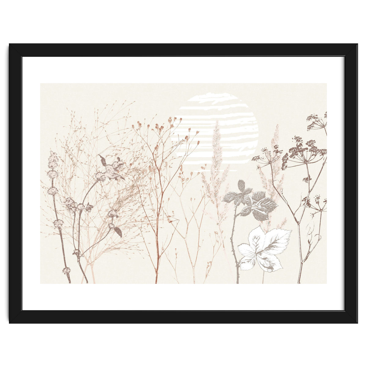 Plant based calming atmosphere earthy tones