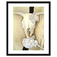 Georgia O’Keeffe – Cow’s Skull with Calico Roses (1931) | Iconic Southwestern Still Life with Desert Symbolism