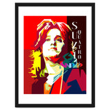 Suzi Quatro Rock N Roll Blues Singer Musician Pop Art WPAP thumbnail