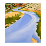 Georgia O’Keeffe – Chama River, Ghost Ranch (1937) | Serene Southwestern Landscape in Bold Modernist Forms (Print Only) thumbnail