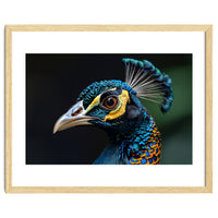 Close-up of a Peacock’s Head