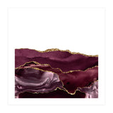 Burgundy & Gold Agate Texture 25  (Print Only) thumbnail
