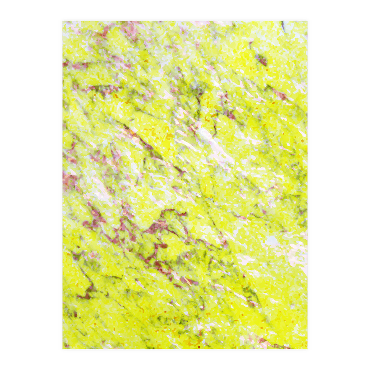Lemon & Pink Marble (Print Only)