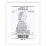 Receipt Art Adele thumbnail